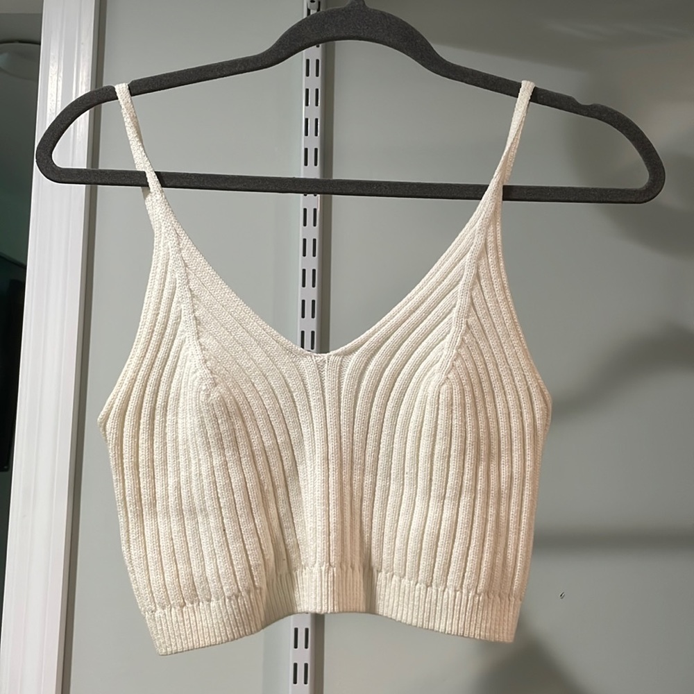 Free people crop sweater tank S